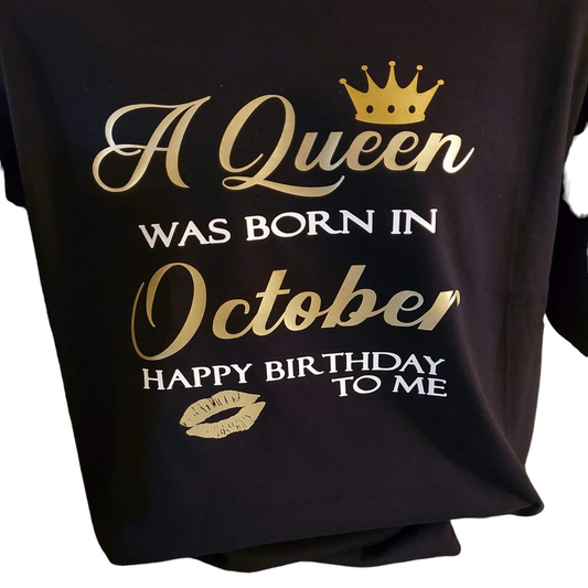 A Queen was born in October