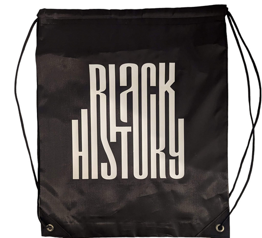 BLACK HISTORY (drawstring tote bags)